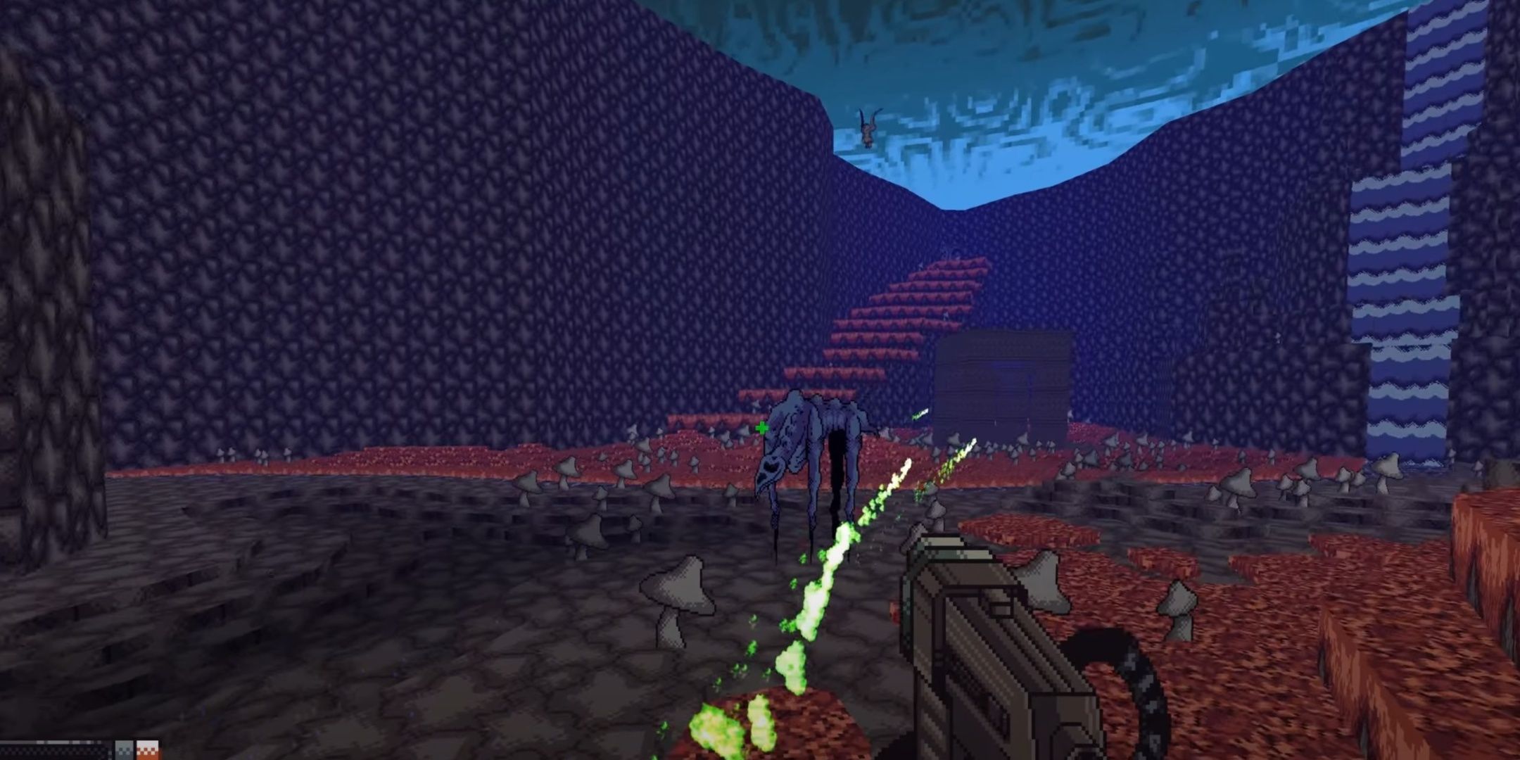 Pixel Gameplay of Vomitoreum by Scumhead
