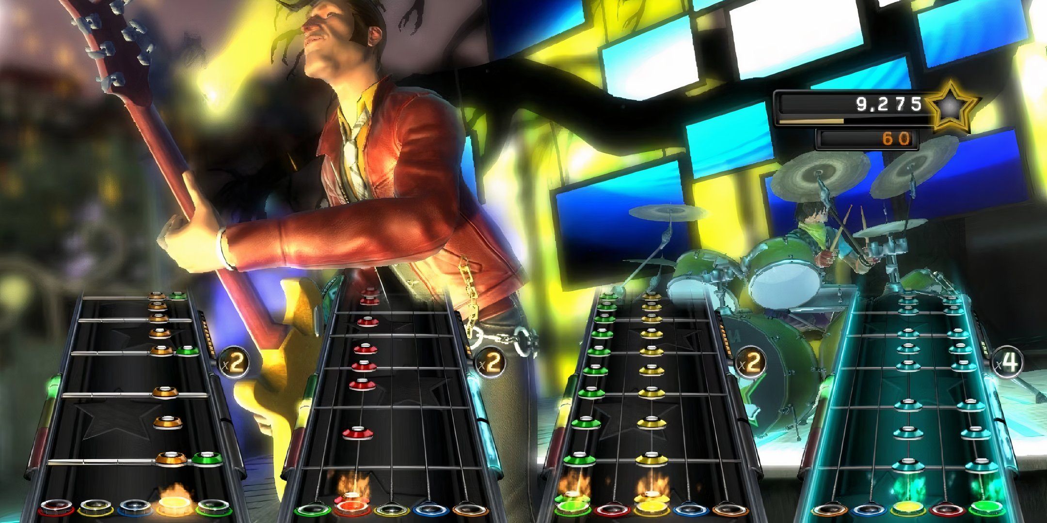 More four player action in Band Hero.