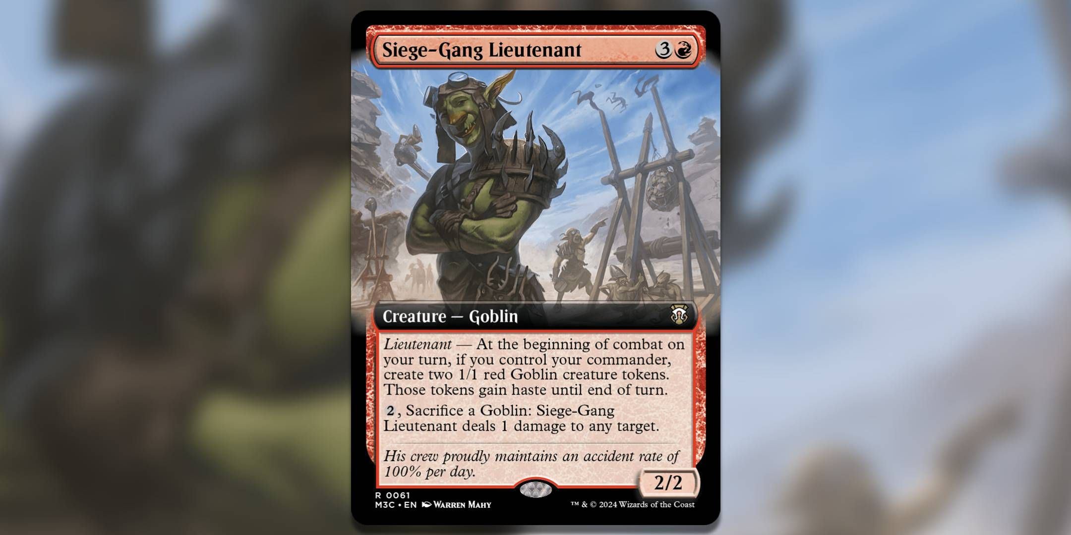 MTG - Siege-Gang Lieutenant
