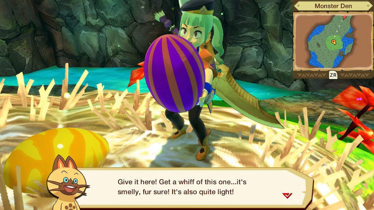 nerscylla egg in the perennial pass monster hunter stories egg pattern locations