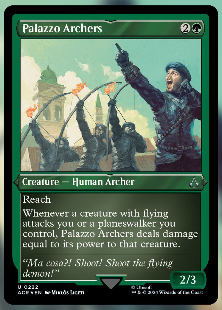 Palazzo Archers etched