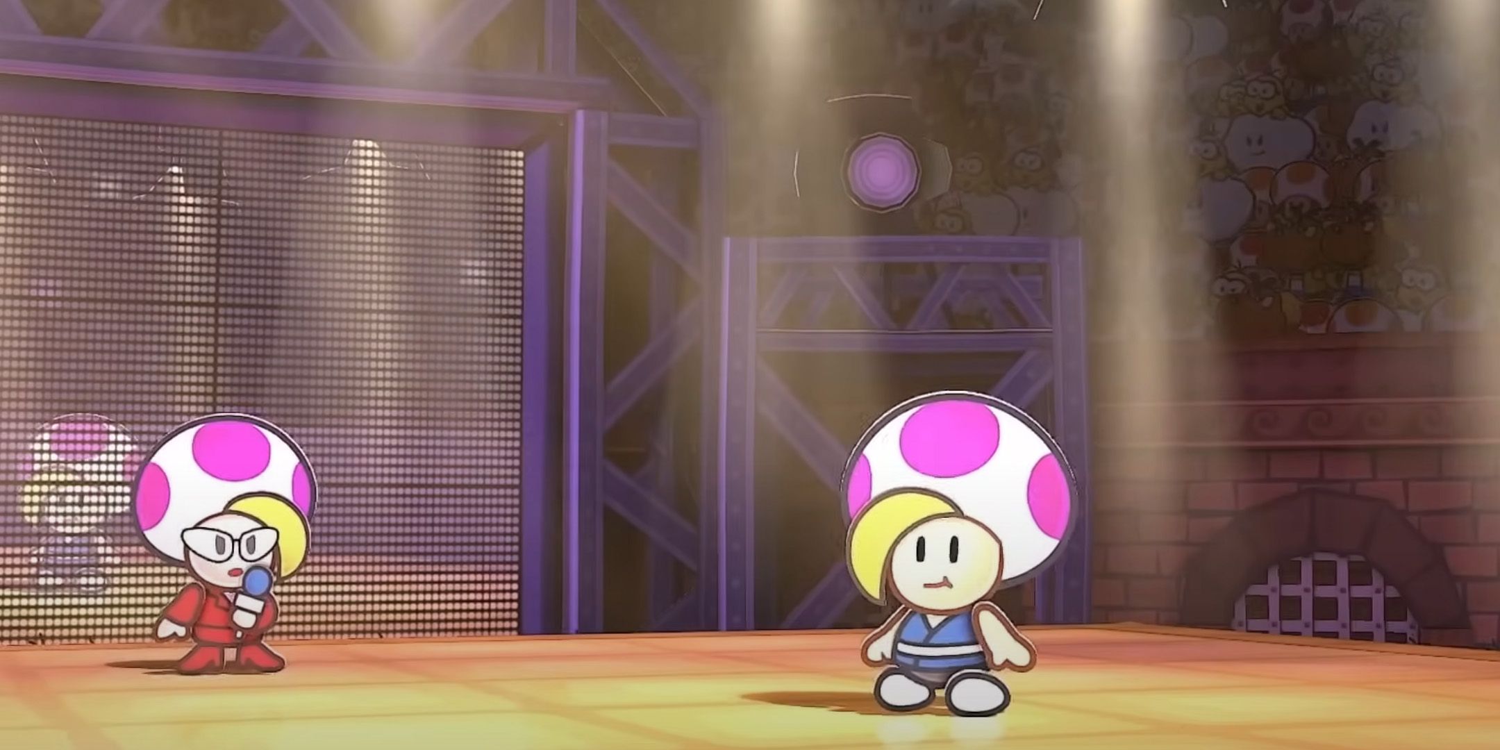 Prince Mush and Jolene in Paper Mario: The Thousand-Year Door