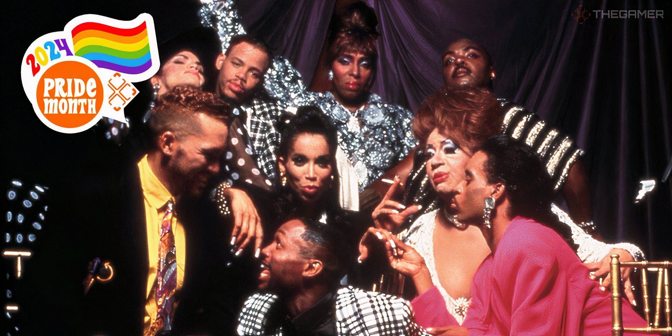 Paris is Burning On pride background