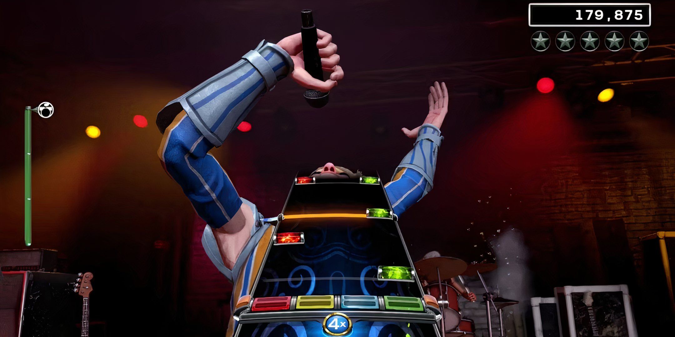 Playing Dani California in Rock Band 1.