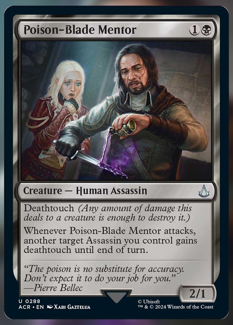 Poison-Blade Mentor