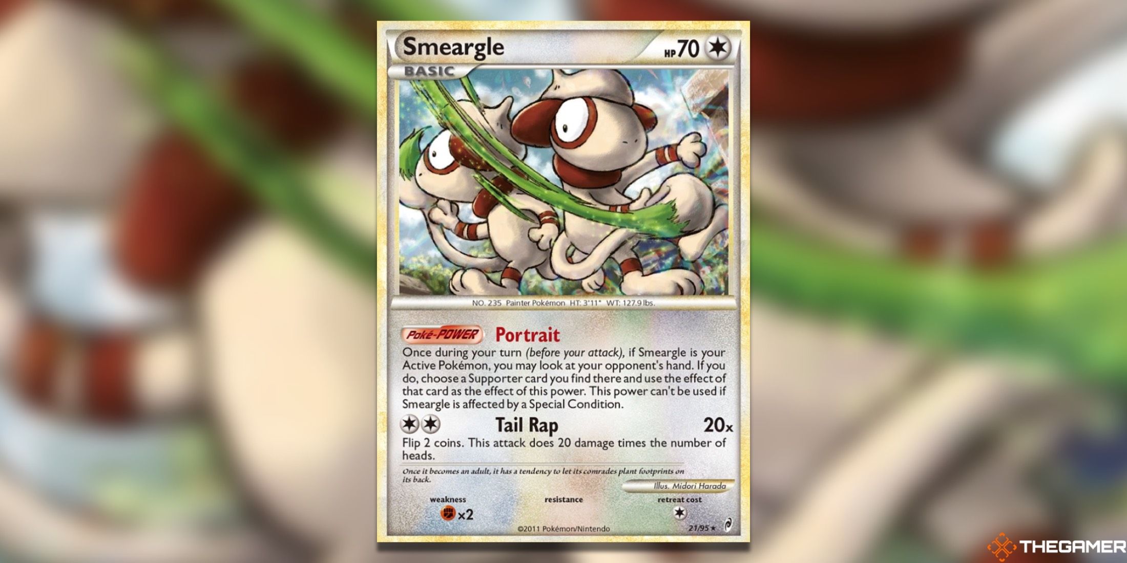 The Smeargle in Call Of Legends from the Pokemon TCG.