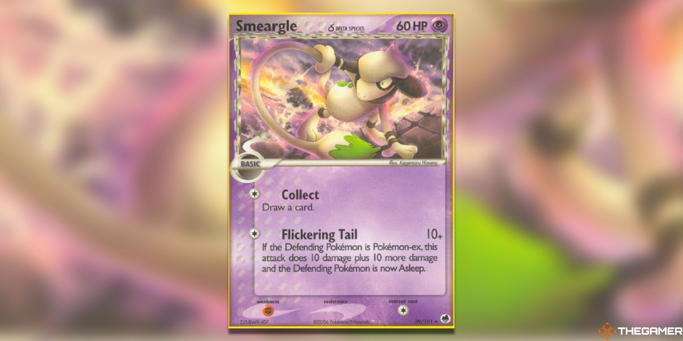 Smeargle in Dragon Frontiers from the Pokemon TCG.