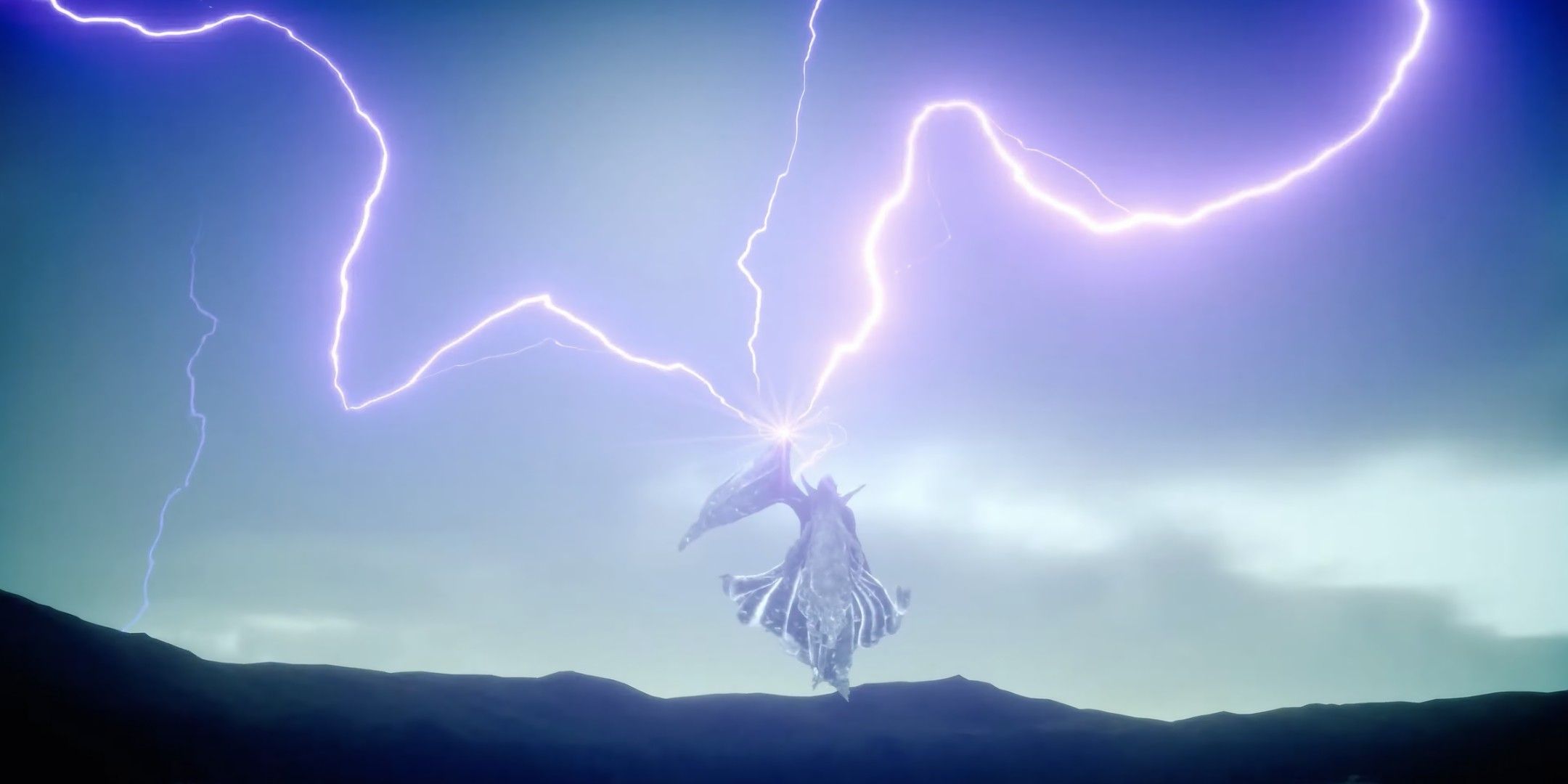 Ramuh Unleashing Lighting from far away