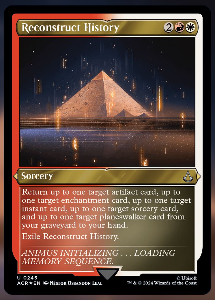 Reconstruct History etched