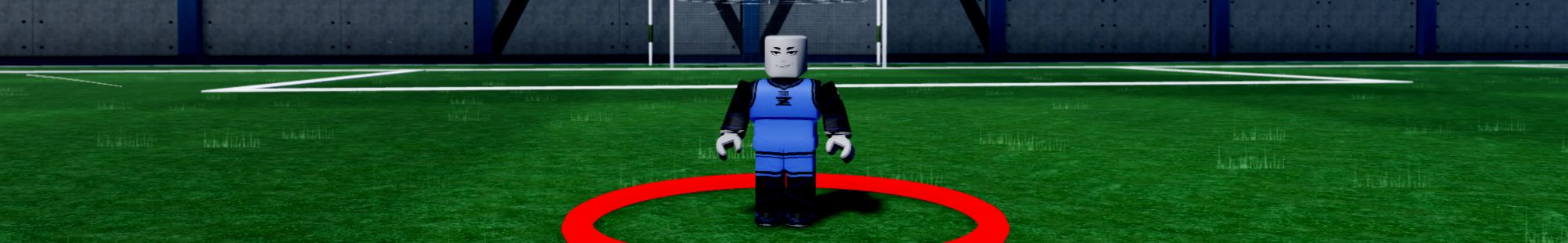 a player in a stadium in META LOCK on Roblox