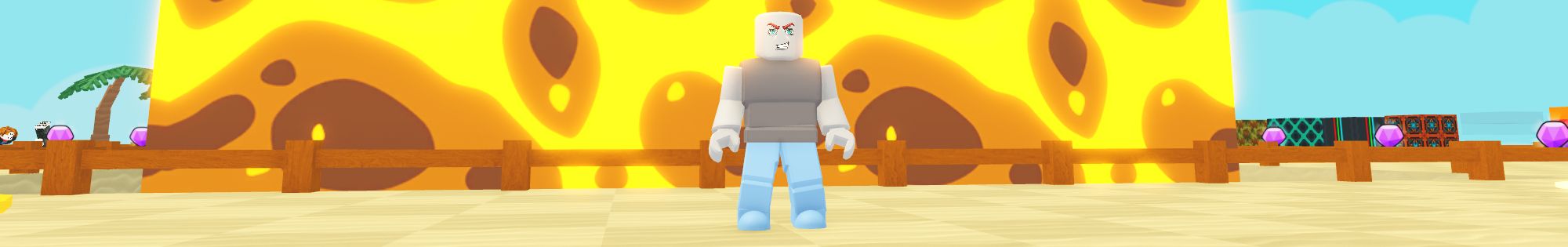 a player standing in Math Tower Race on Roblox