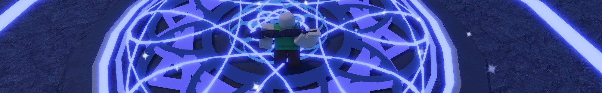 a player in the center of the main area in Fabled Legacy on Roblox
