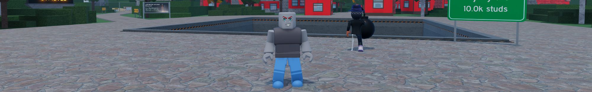 a player in Dig to China on Roblox