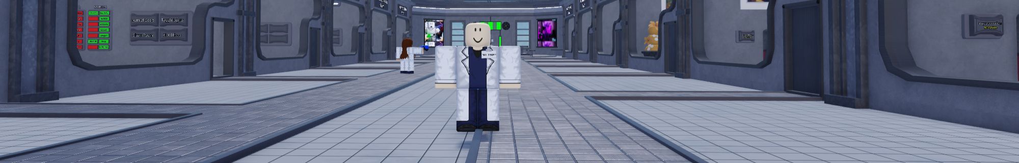 someone standing in Ro-Bio: Experiment on Roblox