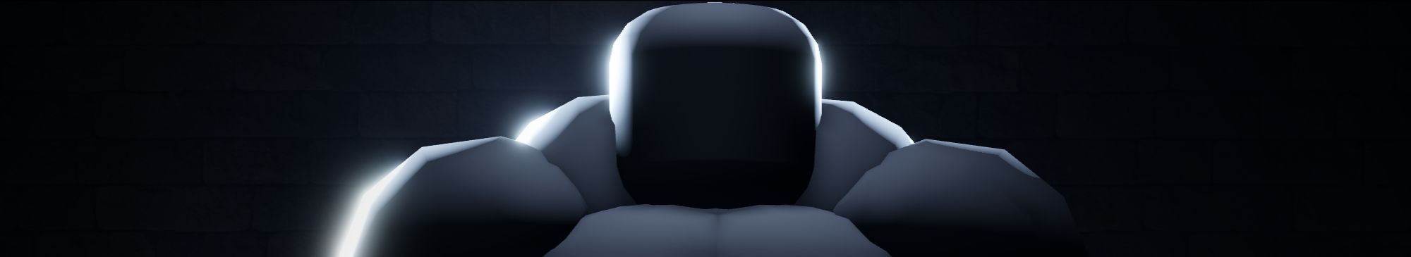 the character from the loading screen in Gym League on Roblox