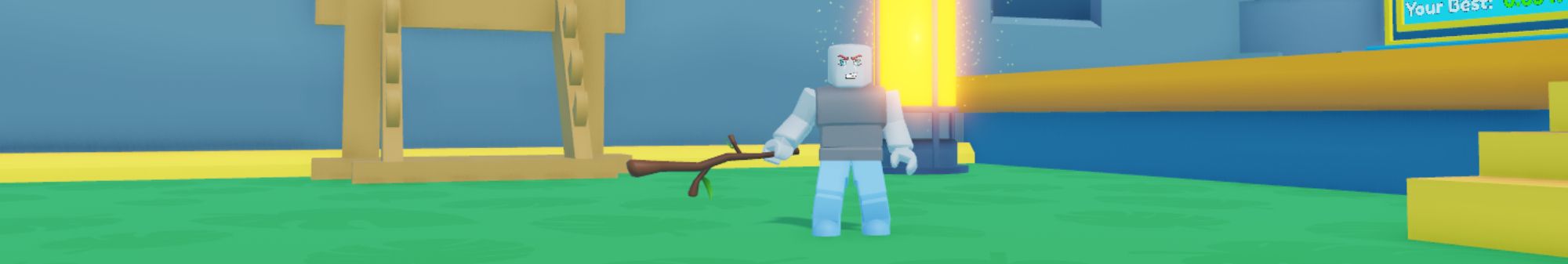 a character just standing in Reborn As Swordman on Roblox