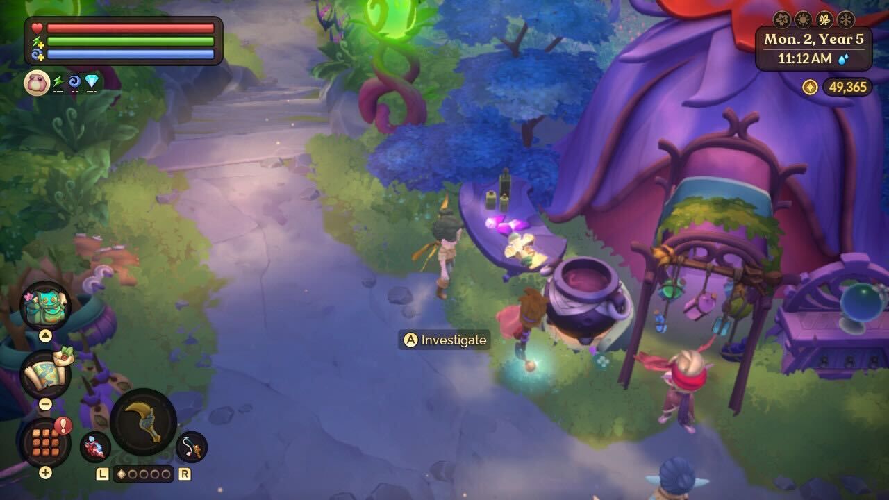 Scattered Scroll location in the Fae Realm in Fae Farm