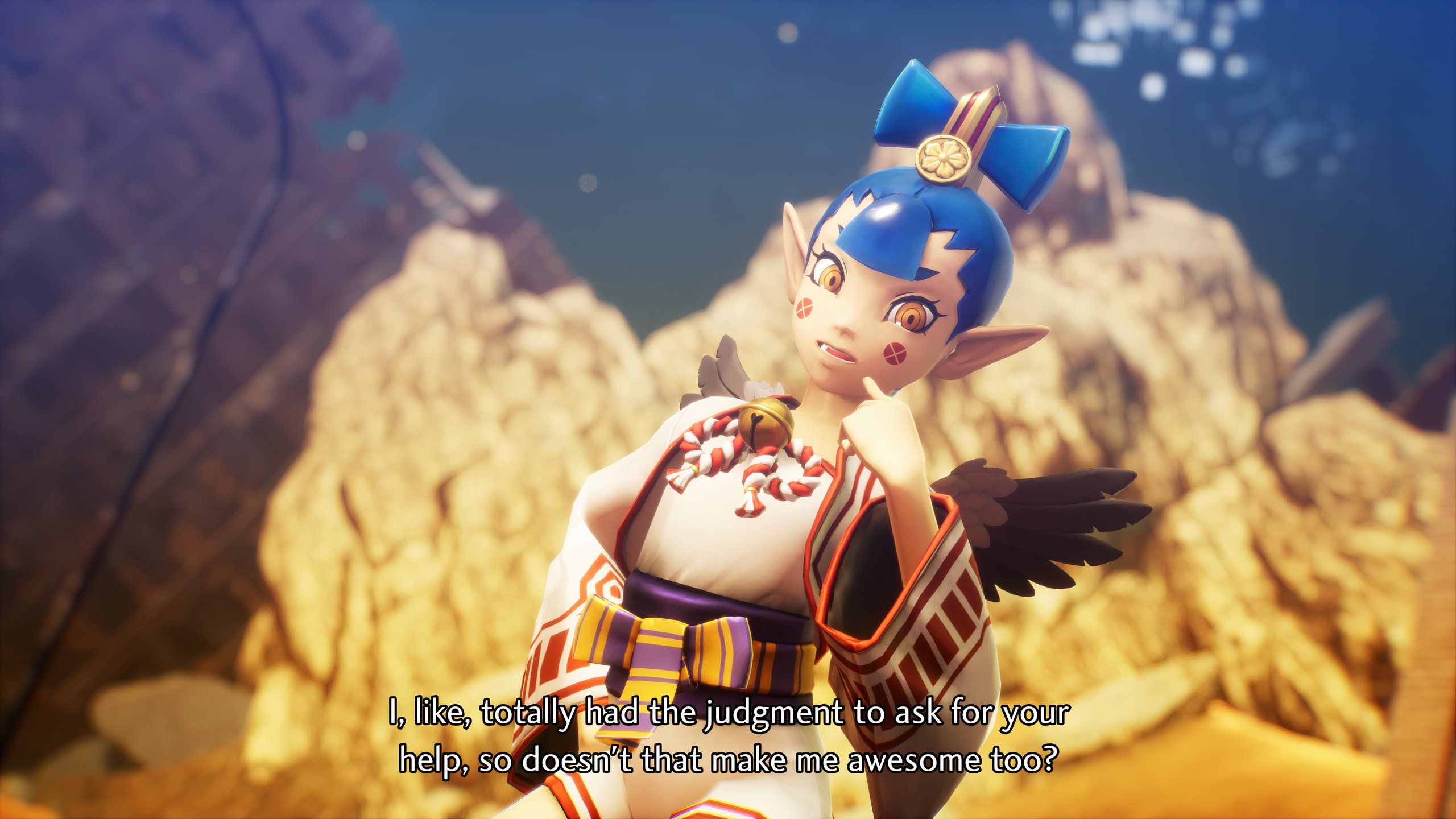 Your demon guide introduces herself in Shin Megami Tensei 5: Vengeance