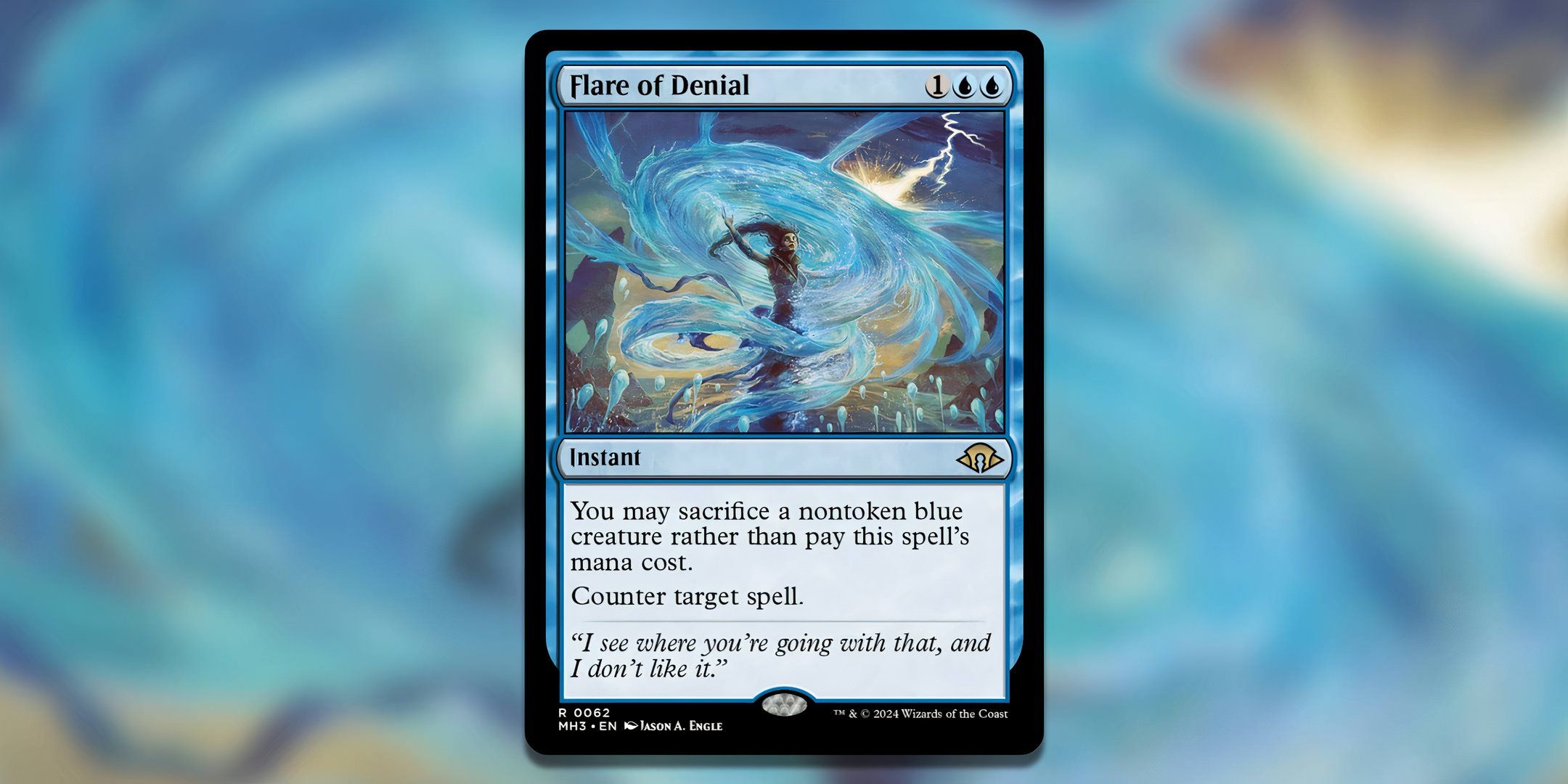 Screenshot of Flare of Denail Modern Horizons 3 MTG