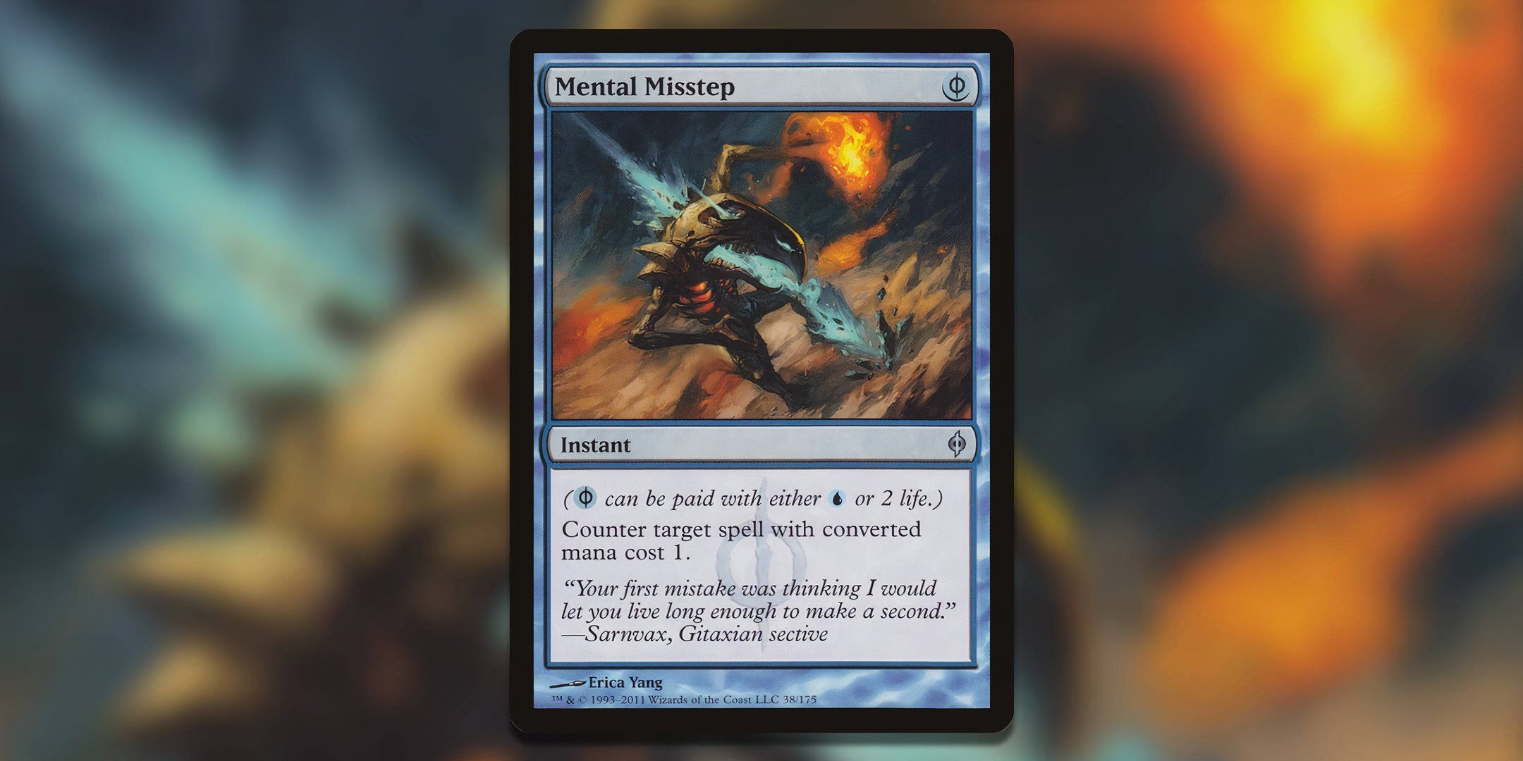 Screenshot of Mental Misstep New Phyrexia MTG