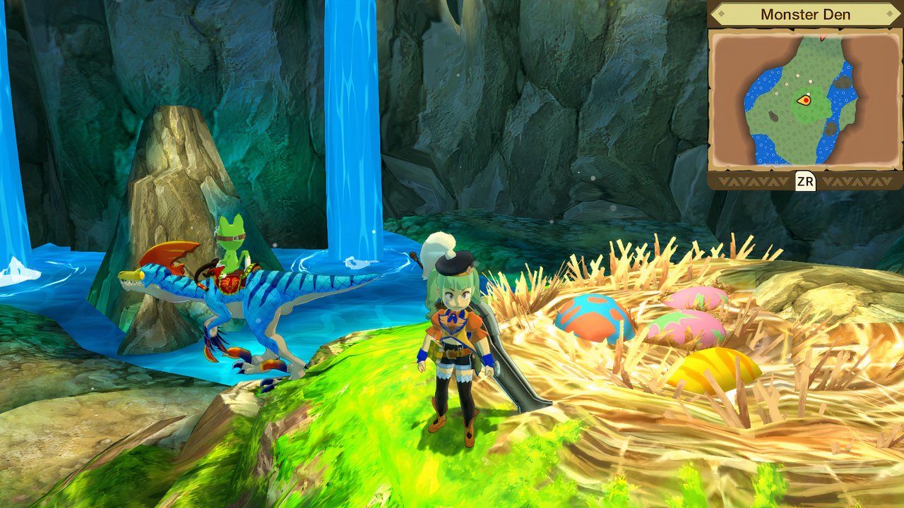 several eggs in a nest in monster hunter stories
