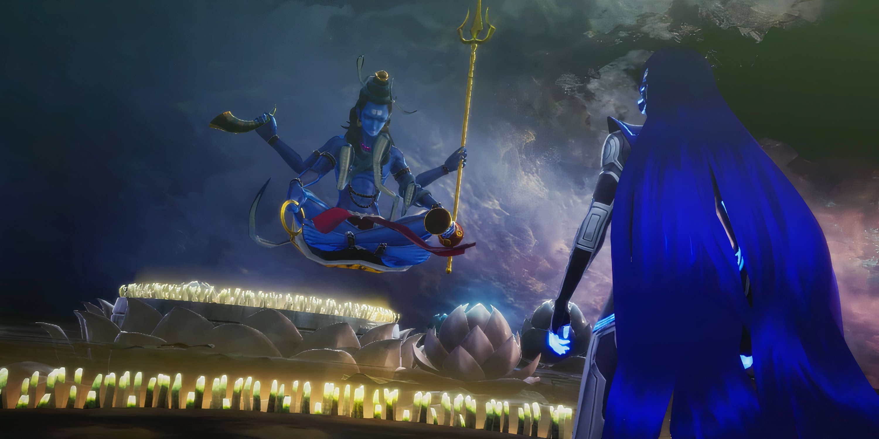Shiva fight cutscene in Shin Megami Tensei 5 Vengeance