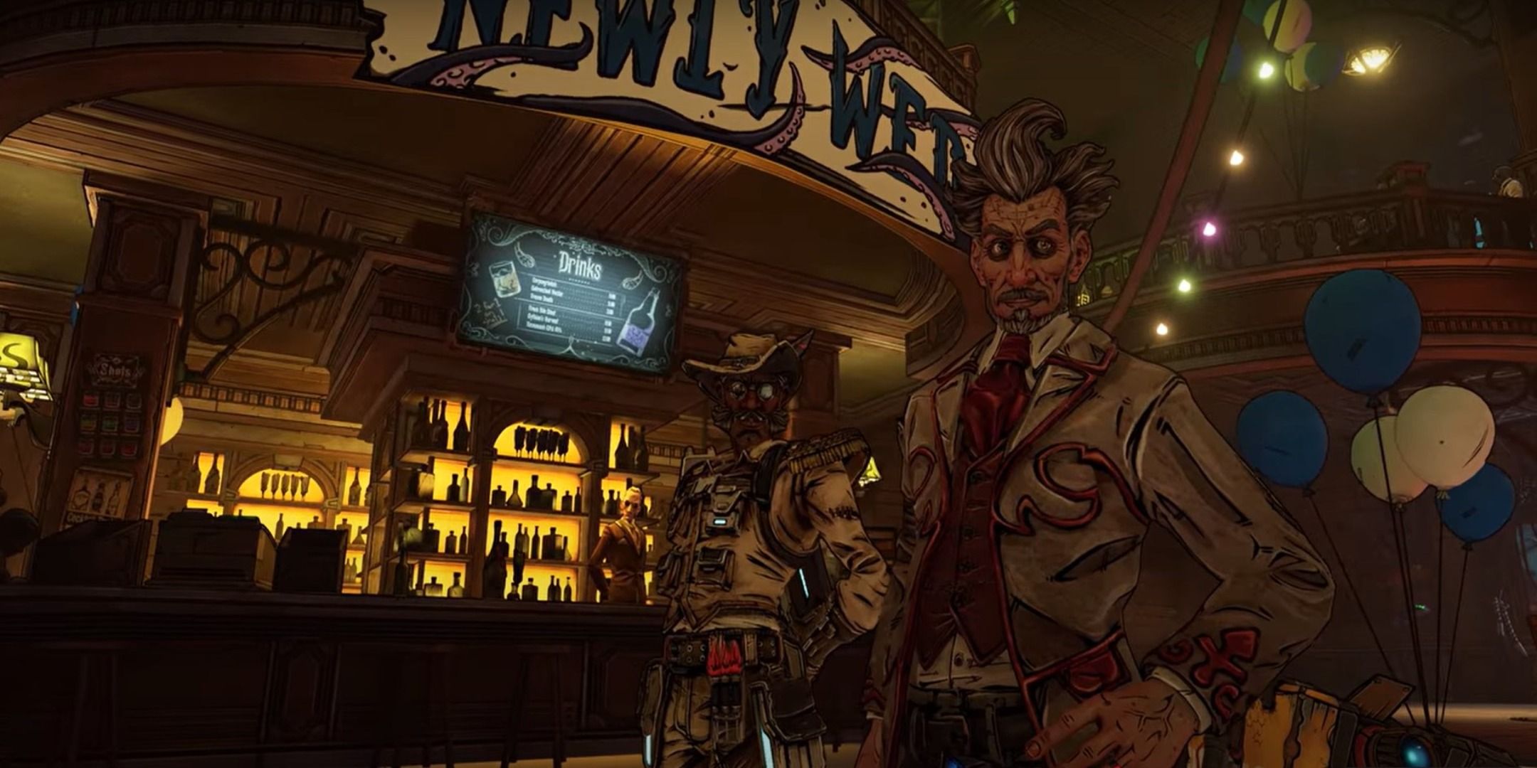 Sir Hammerlock & Wainwright Jakobs in the Borderlands 3 DLC.