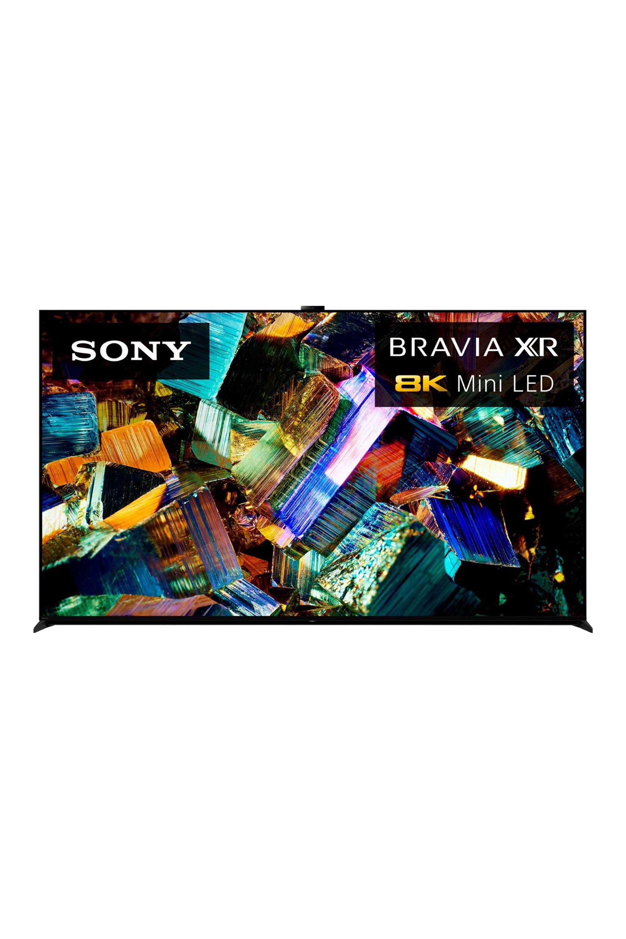 Sony Z9K MiniLED TV displaying a colorful abstract image.
