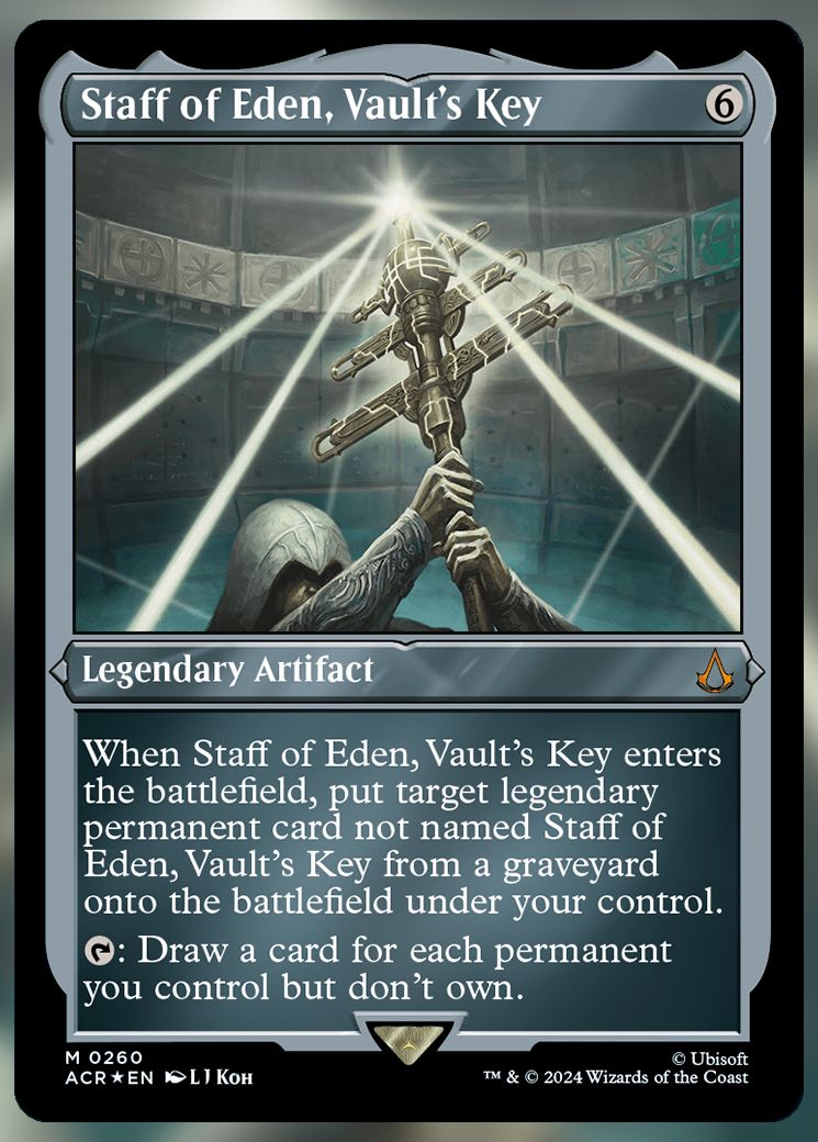 Staff of Eden, Vault's Key etched