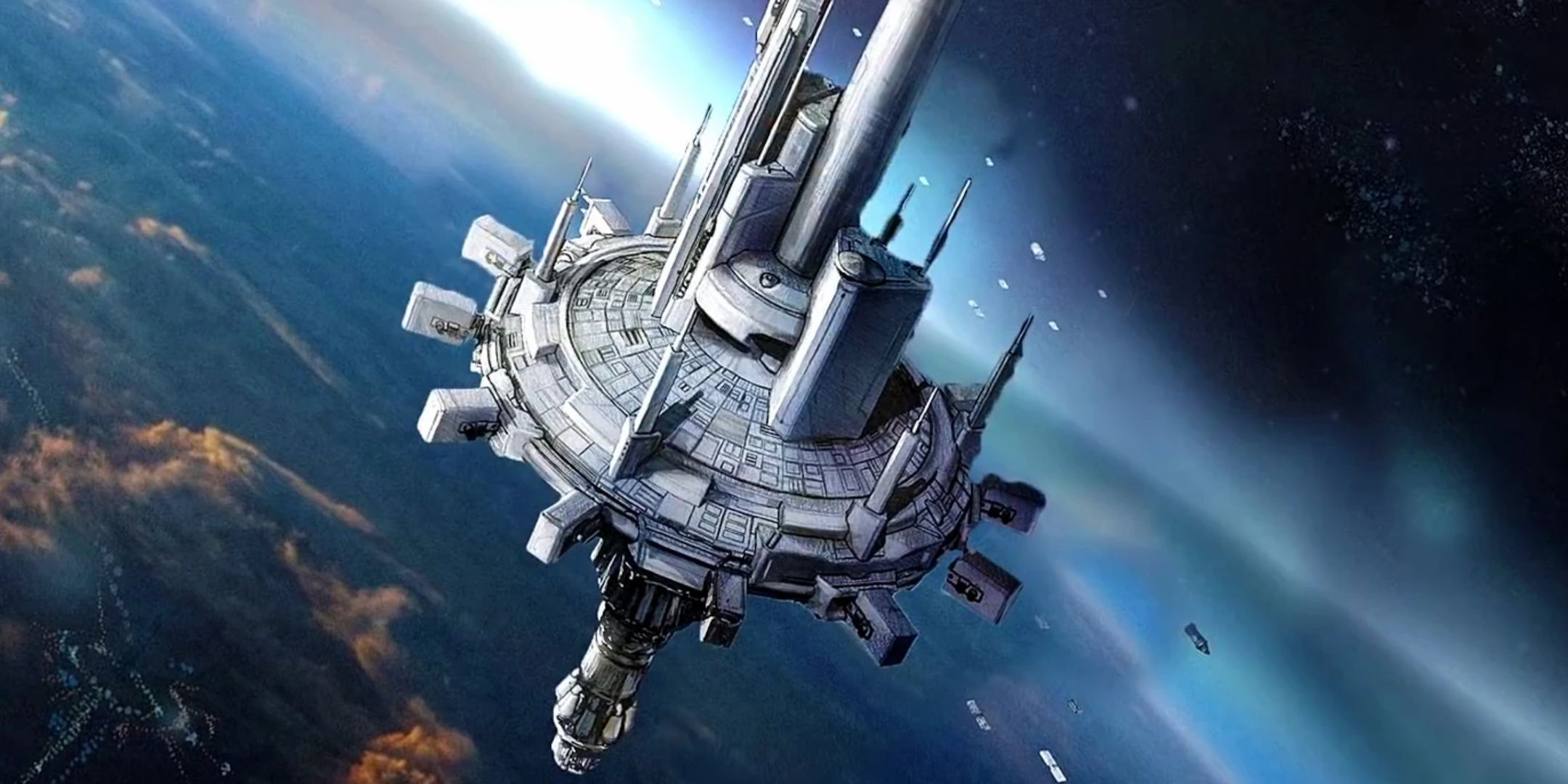 The space station Starlight Beacon from Star Wars: The High Republic
