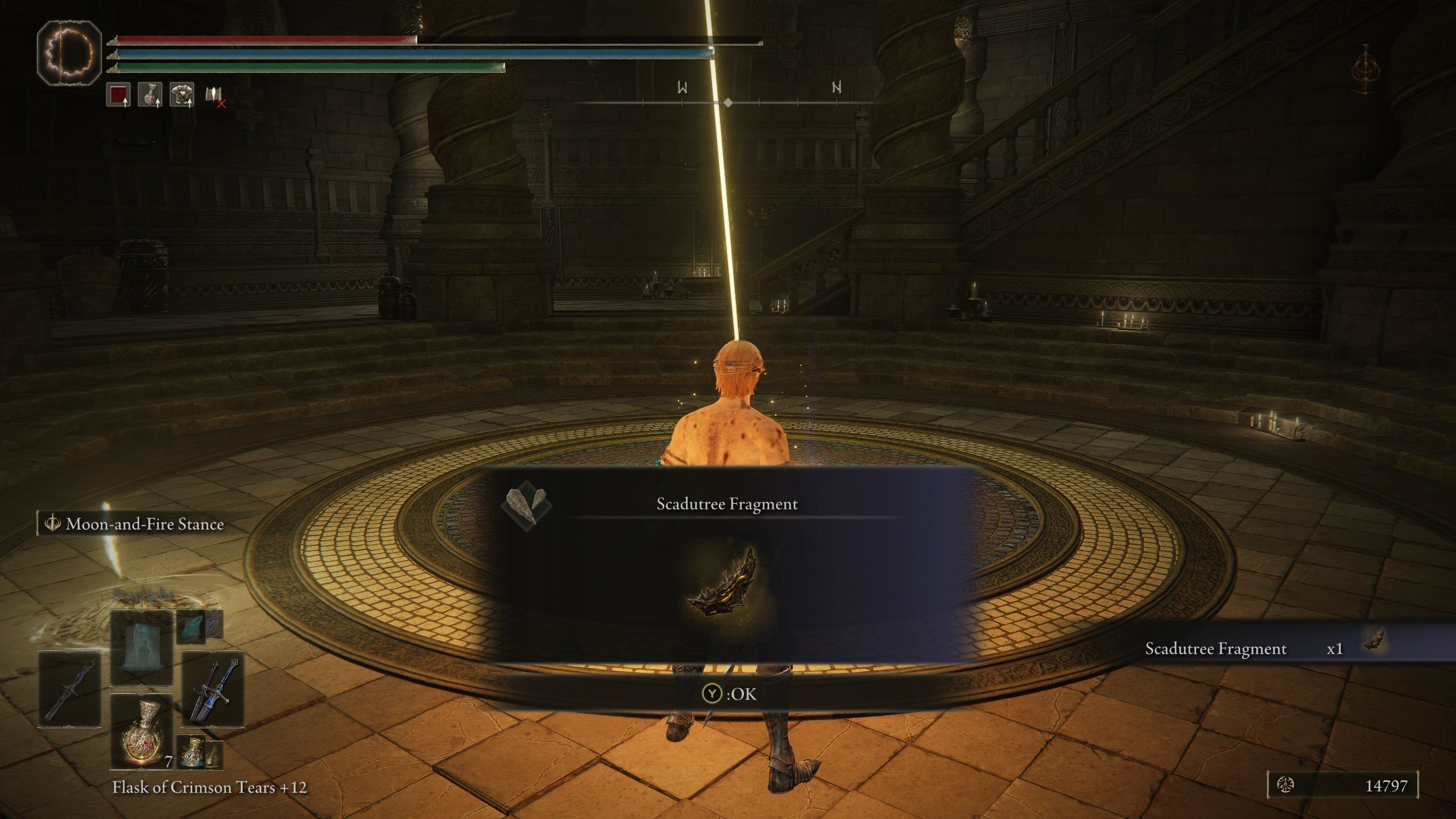 Tarnished just obtained a Scadutree Fragment - Elden Ring Shadow of the Erdtree
