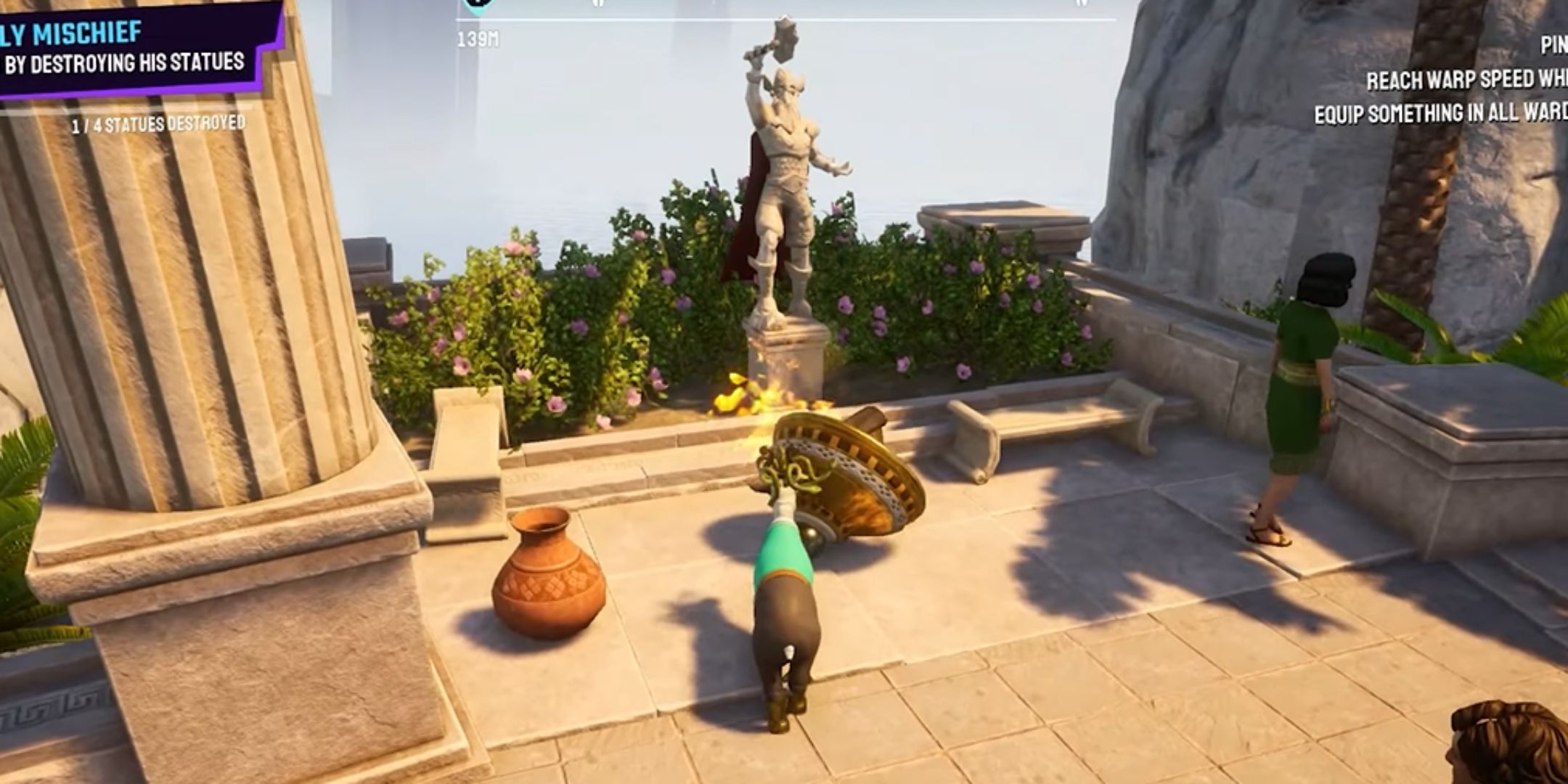 The Brotherly Mischief event in Goat Simulator 3: Multiverse Of Nonsense