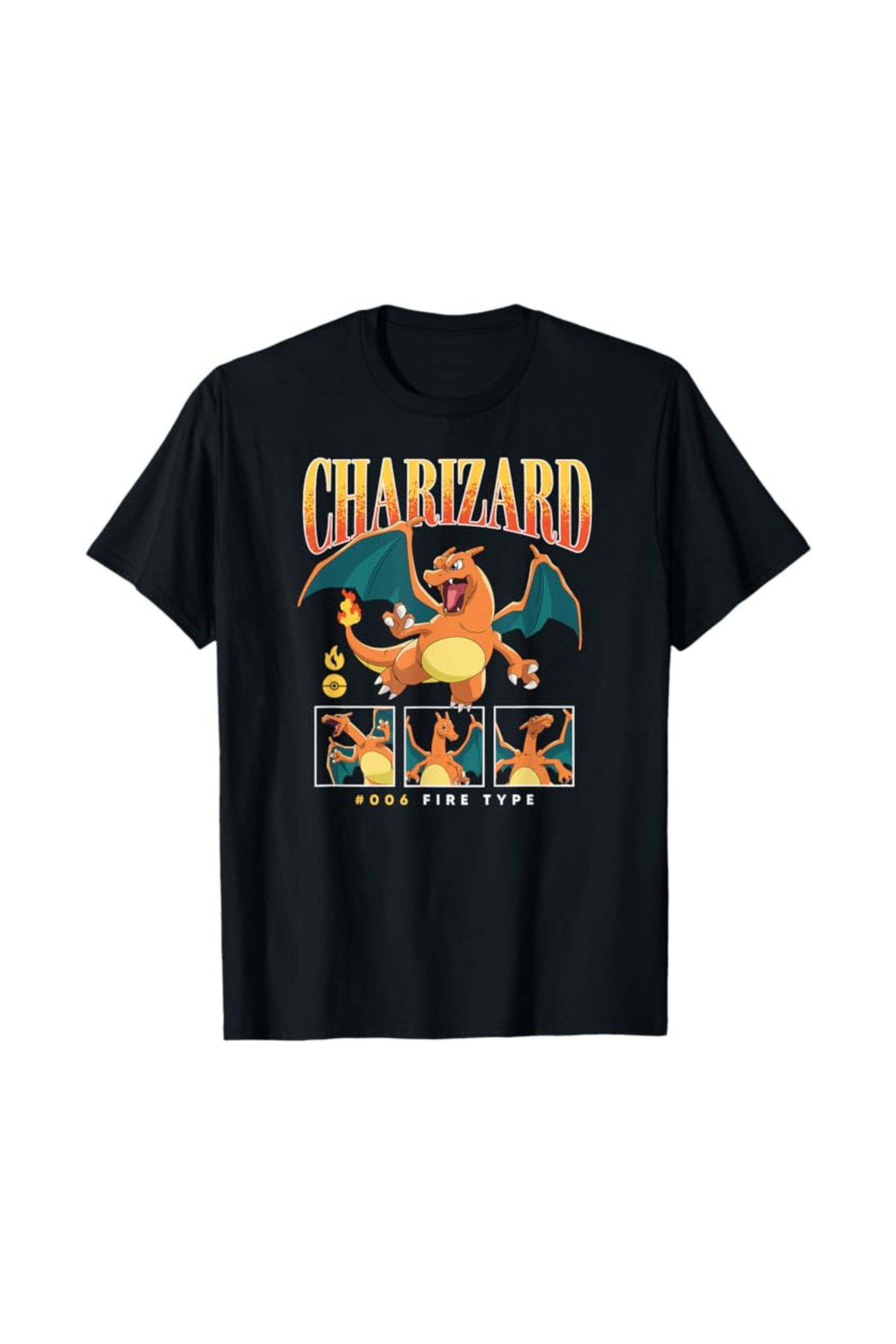 Charizard Multiple Poses T-Shirt