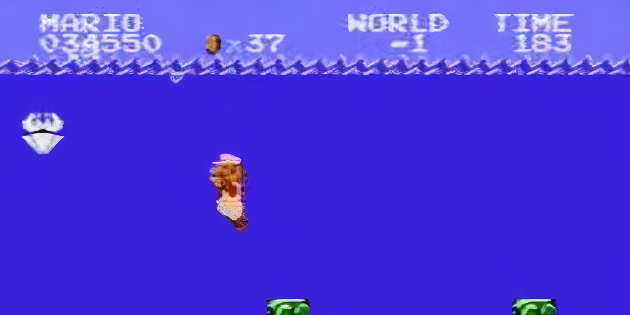 The minus level glitch in Mario