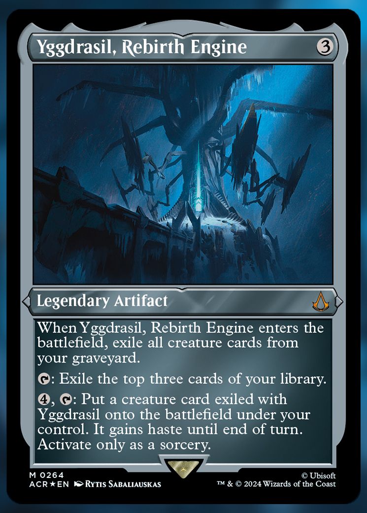 Yggdrasil, Rebirth Engine etched
