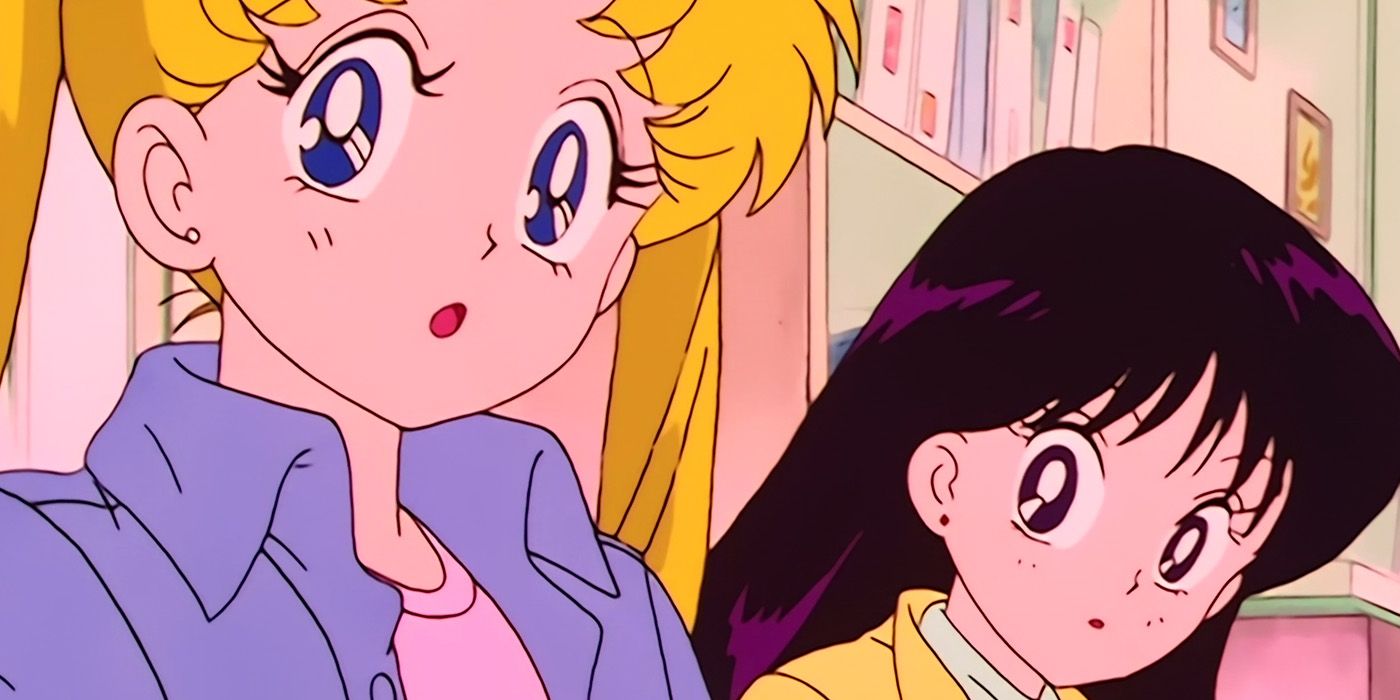 Usagi, Sailor Venus, and Rei, Sailor Mars, in "A Nightmare in Dreamland."