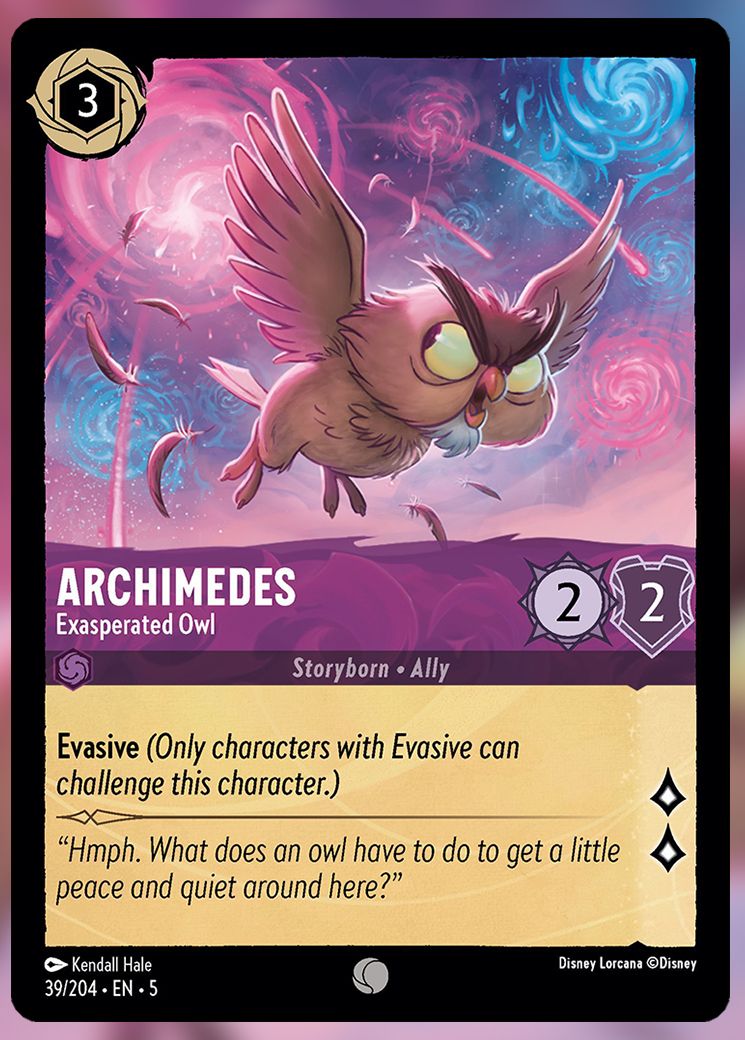 Archimedes, Exasperated Owl