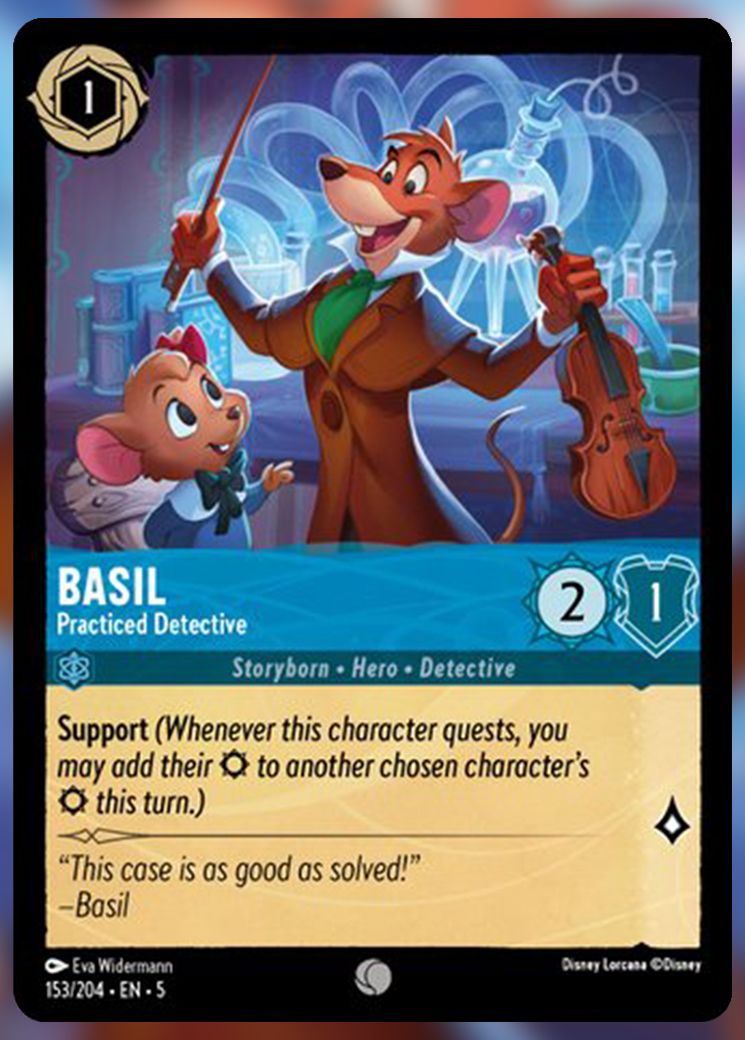 Basil, Practiced Detective