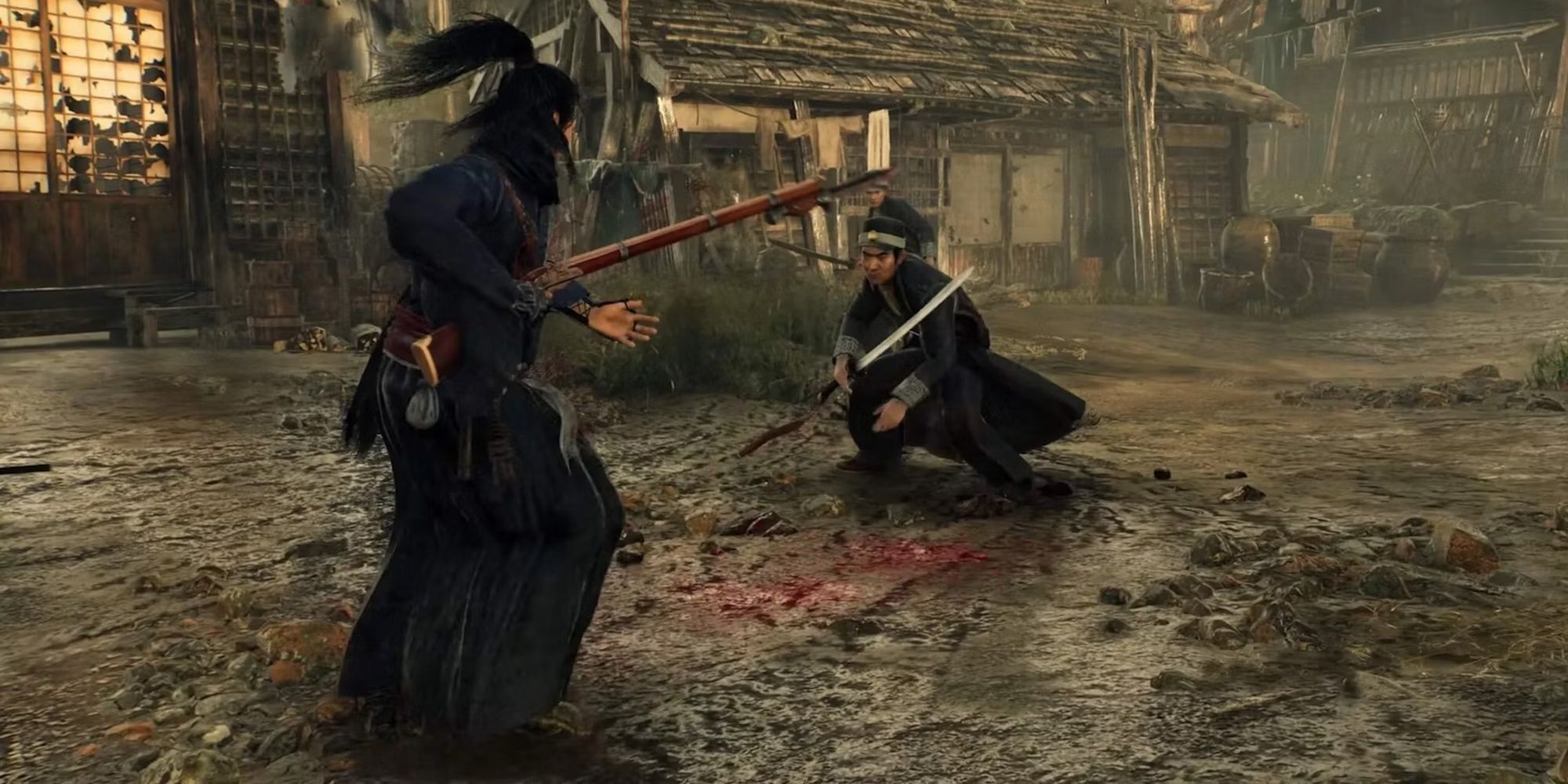 Rise Of The Ronin: A Ronin Fighting Another Ronin With A Musket And Bayonet.