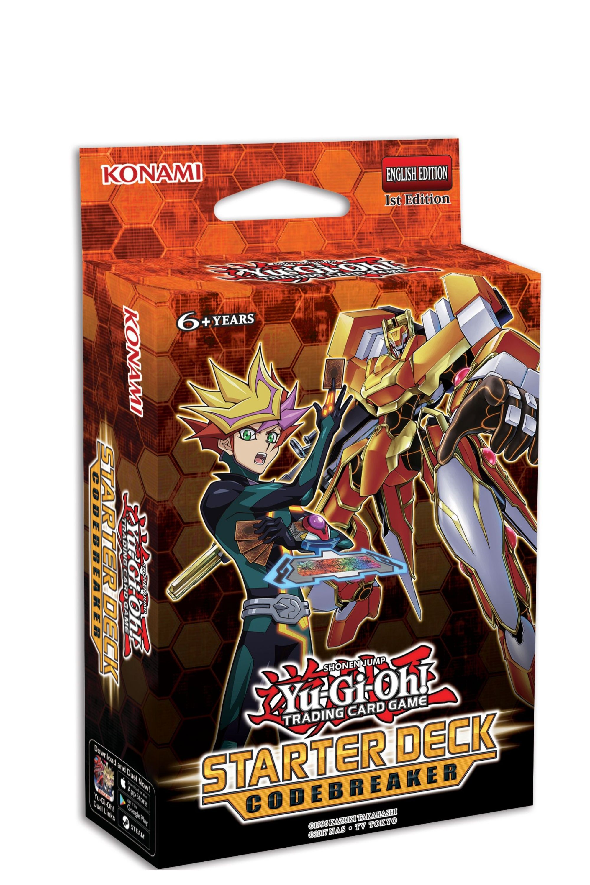 The cover of the Codebreaker starter deck.