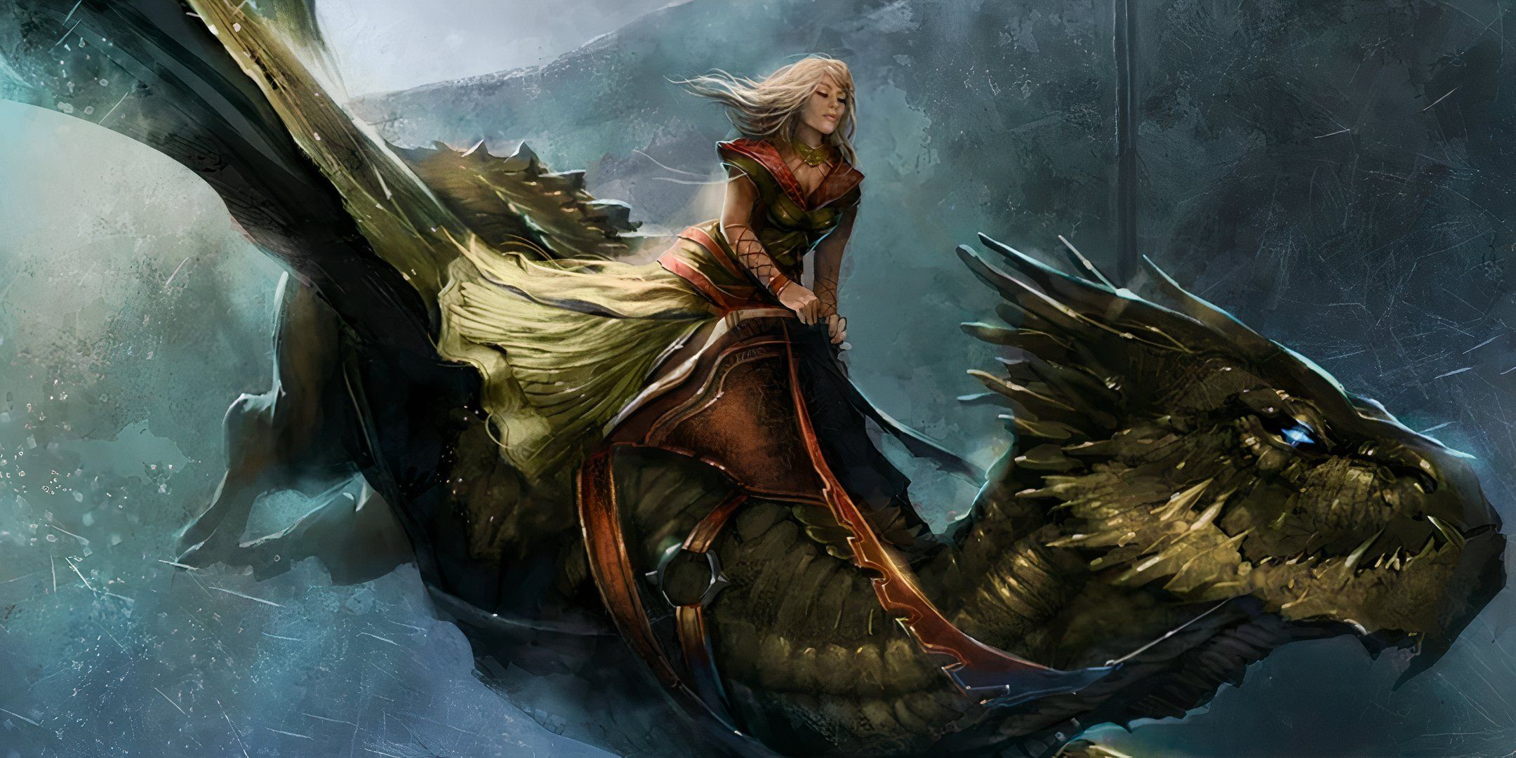 Alysanne Targaryen riding Silverwing, one of the oldest living dragons during House of the Dragon