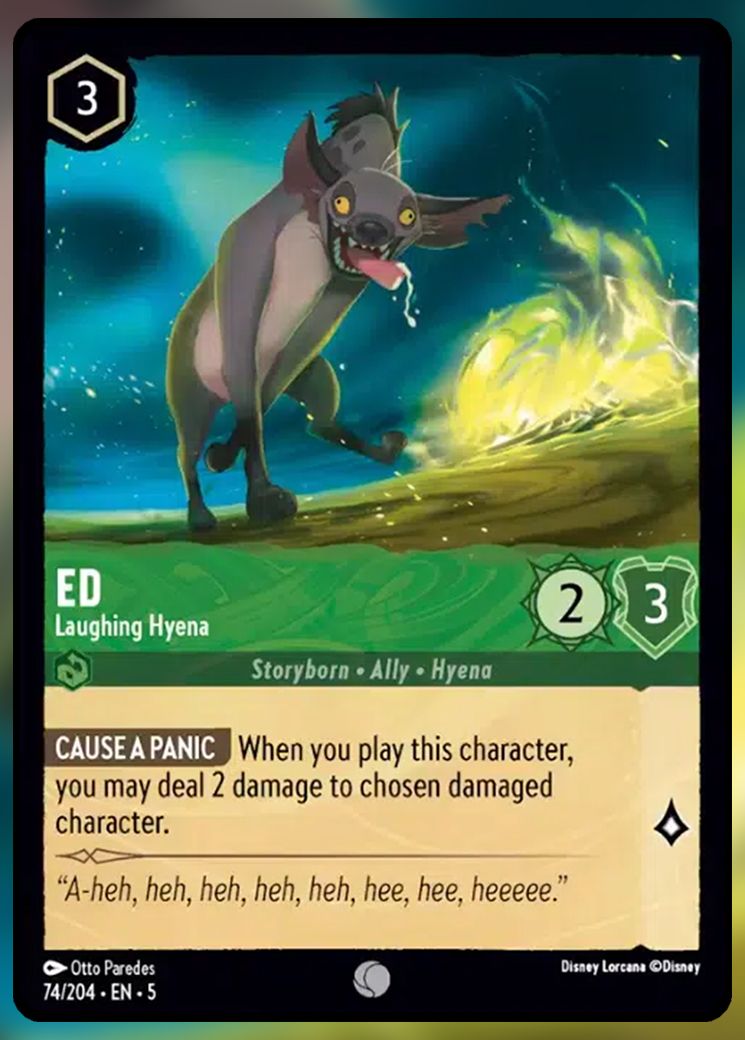 Ed, Laughing Hyena