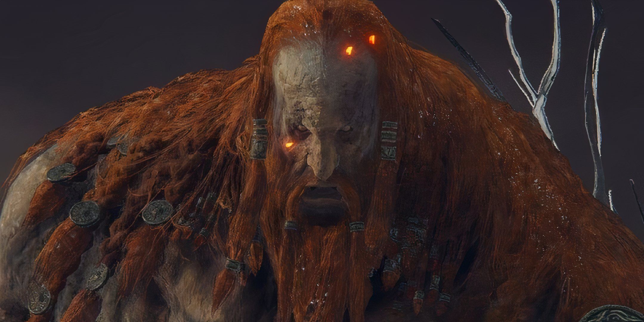 Elden ring image showing the last giant of the flame of ruin