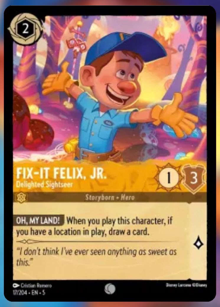 Fix-It Felix, Jr., Delighted Sightseer