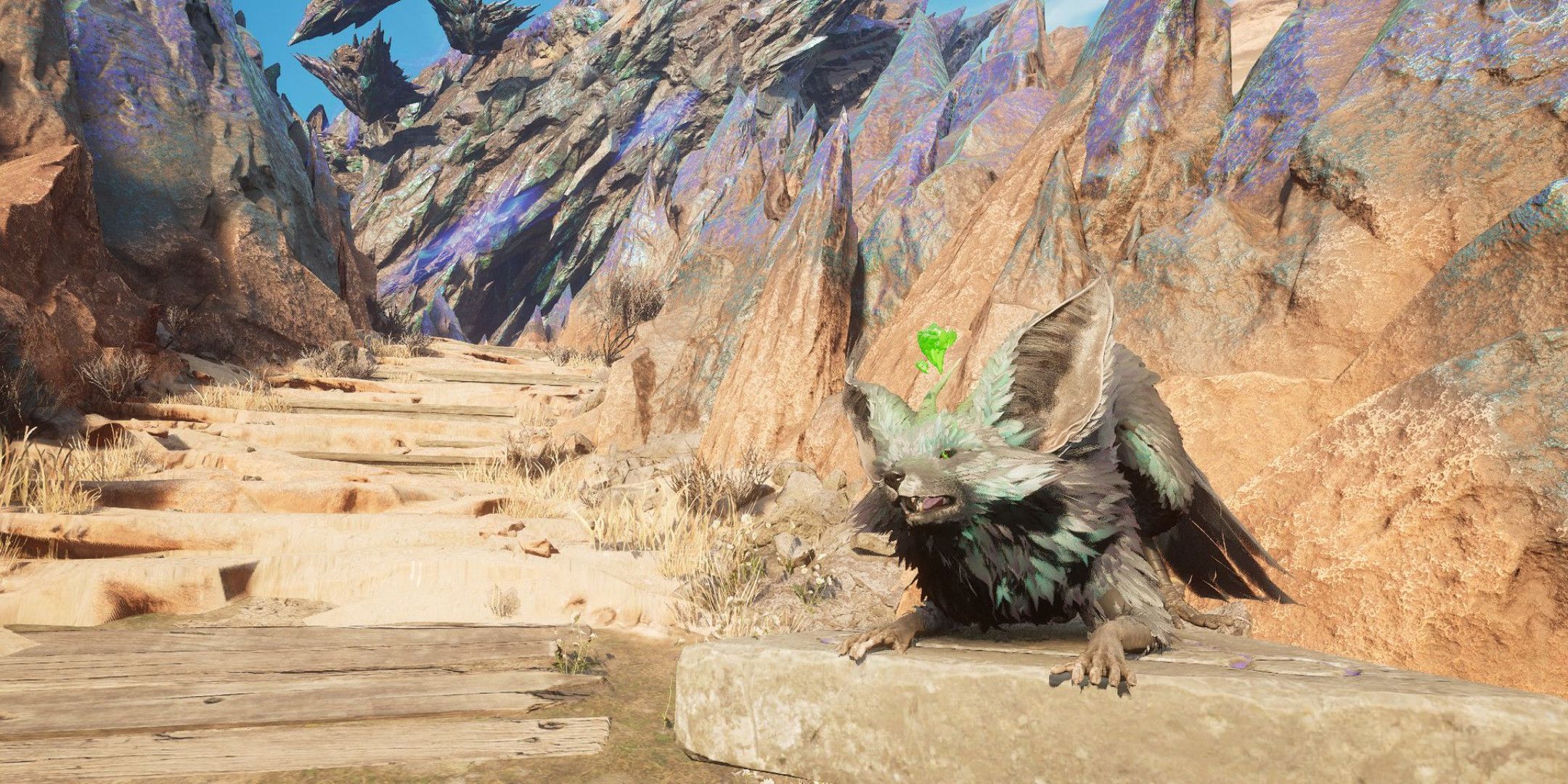Flintlock - Enki on a rock outside a cave