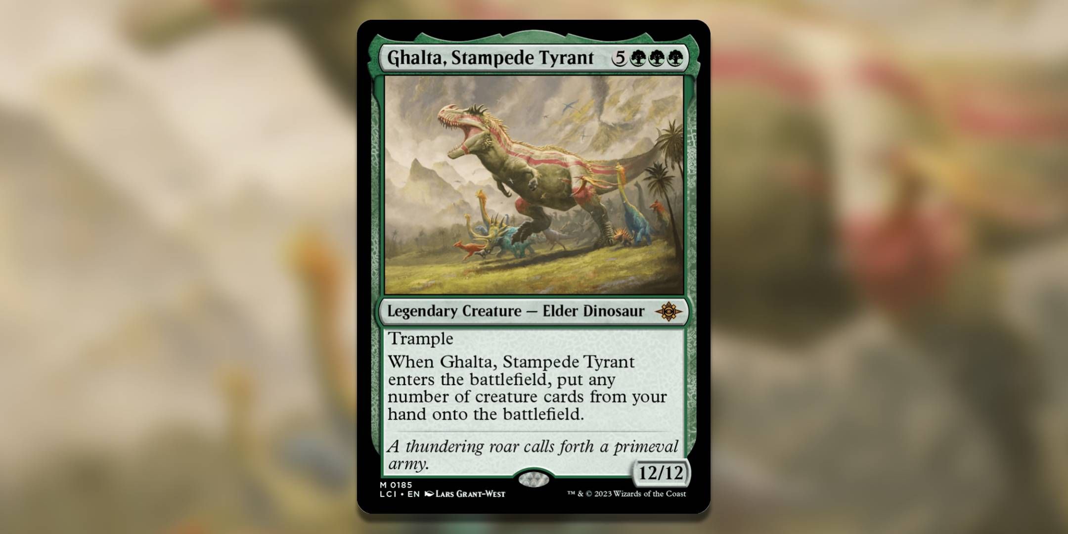 Ghalta, Stampede Tyrant by Lars Grant West