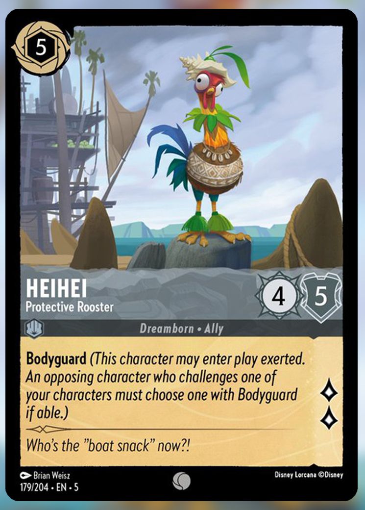 Heihei, Protective Rooster