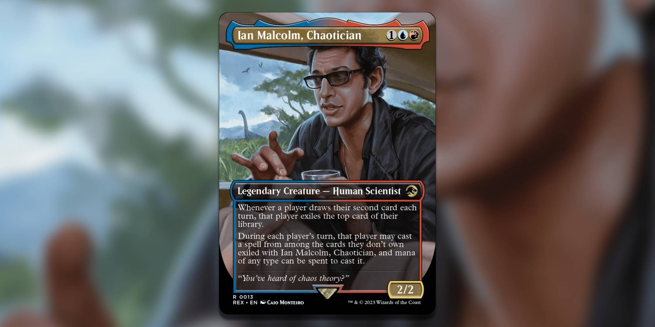 Ian Malcolm Chaostician by Caio Monteiro