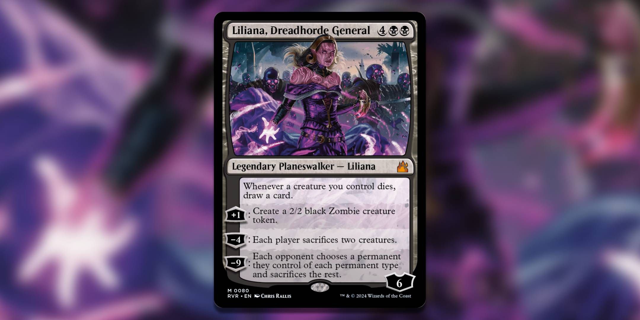 Liliana, Dreadhorde General by Chris Rallis - Copy
