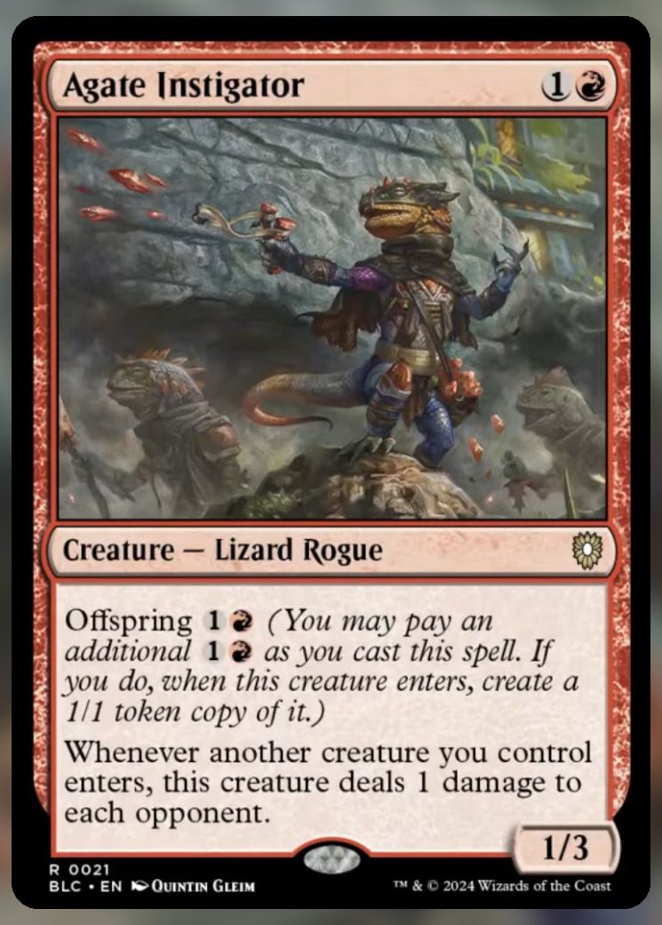 Magic The Gathering Agate Instigator